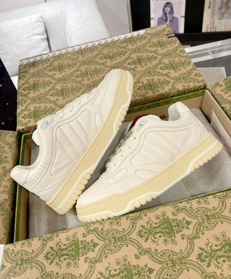Gucci Unisex Re-Web Trainer 785728 White
