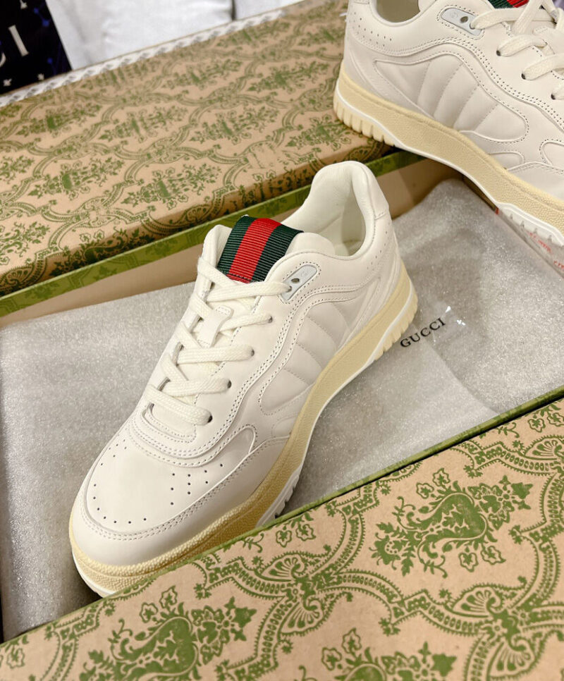 Gucci Unisex Re-Web Trainer 785728 White