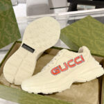 Gucci Unisex Rhyton Sneaker 7989192 White