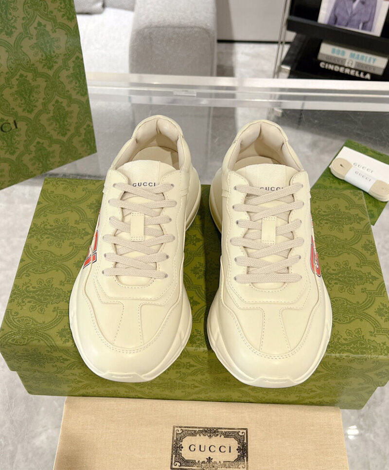 Gucci Unisex Rhyton Sneaker 7989192 White