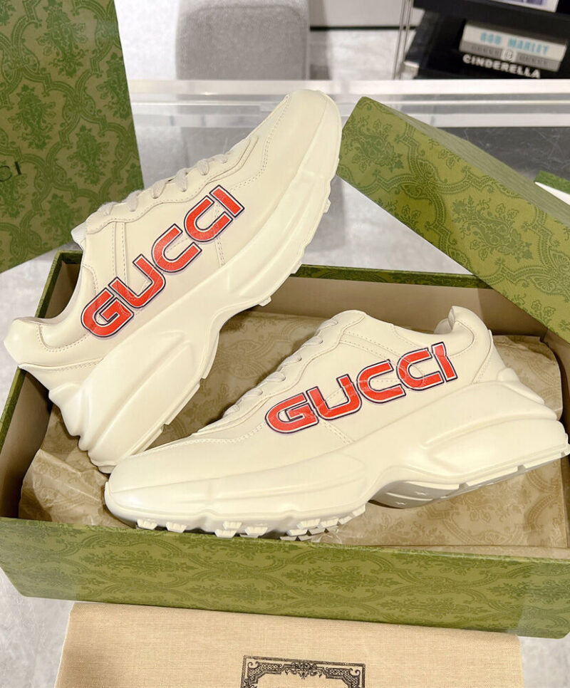 Gucci Unisex Rhyton Sneaker 7989192 White