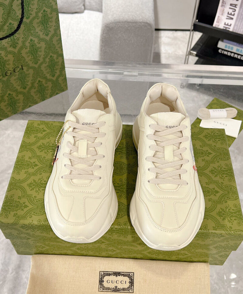 Gucci Unisex Rhyton Sneaker 8002432 White