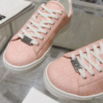 Gucci Unisex Ace Sneaker With Web 812026 Pink