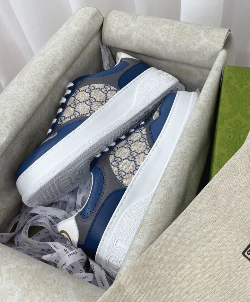 Gucci Unisex GG Sneaker Dark Blue