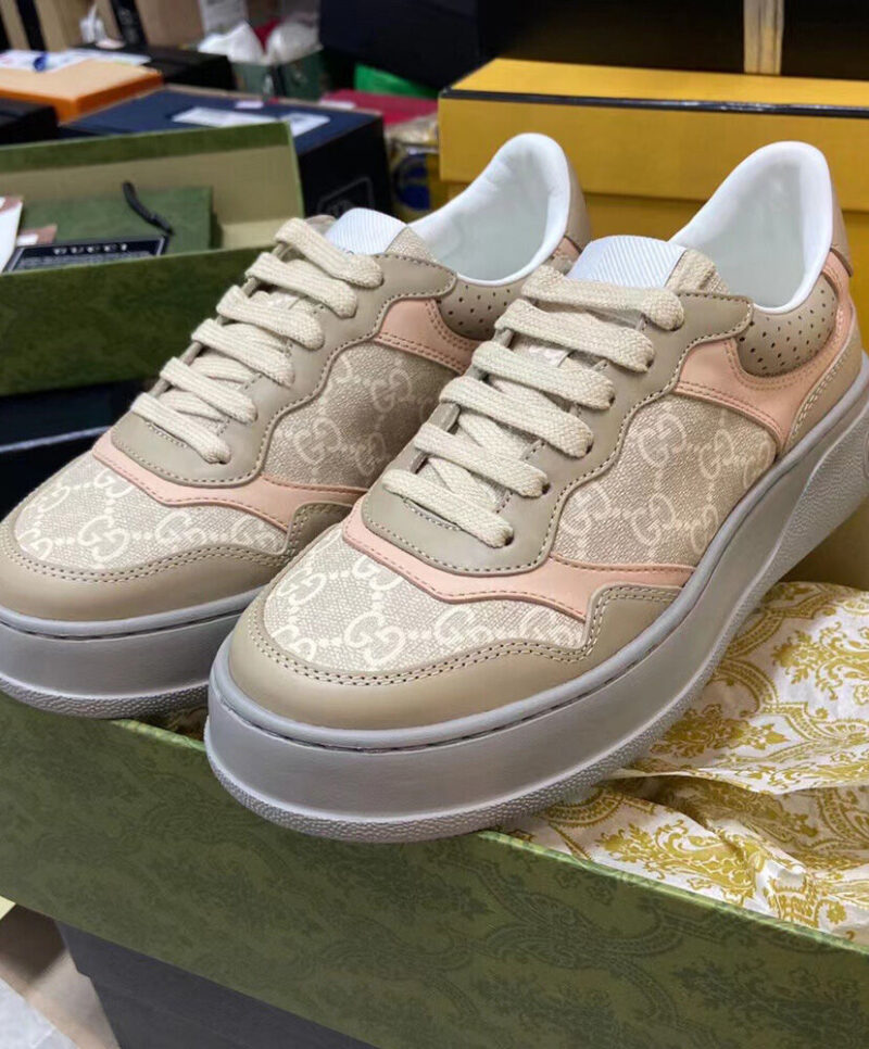 Gucci Unisex GG Sneaker Cream