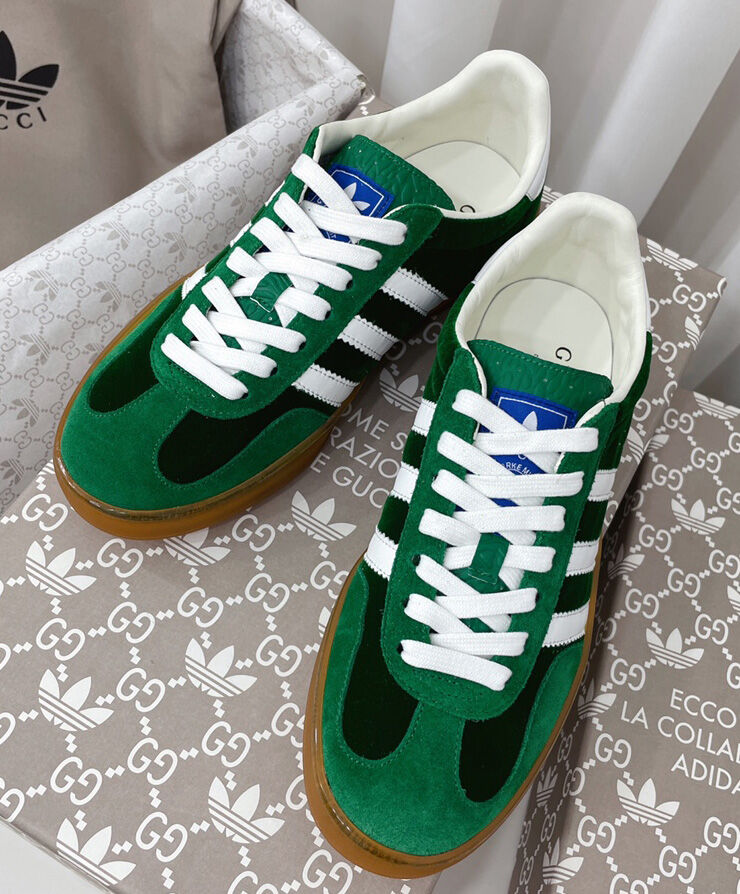 Gucci x adidas Unisex Gazelle Sneaker Green