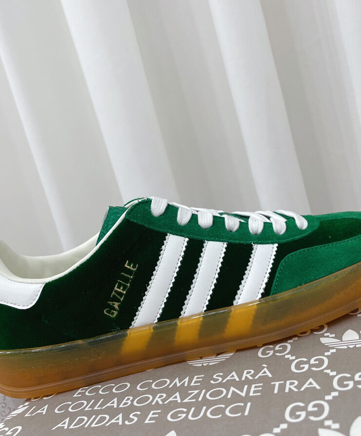 Gucci x adidas Unisex Gazelle Sneaker Green