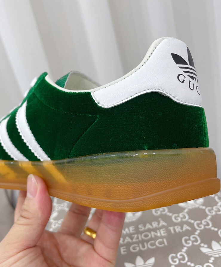 Gucci x adidas Unisex Gazelle Sneaker Green