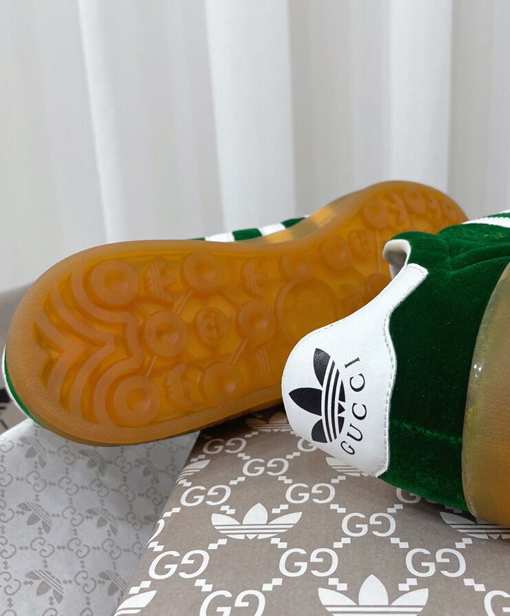 Gucci x adidas Unisex Gazelle Sneaker Green