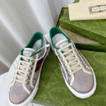 Gucci Unisex Tennis 1977 Jumbo GG Sneaker 725879 Purple