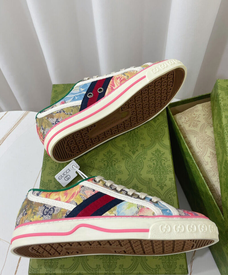 Gucci Unisex Tennis 1977 sneaker 731950 Coffee