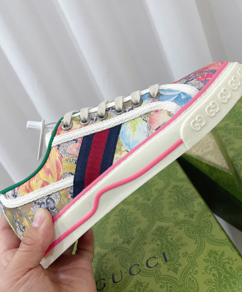 Gucci Unisex Tennis 1977 sneaker 731950 Coffee