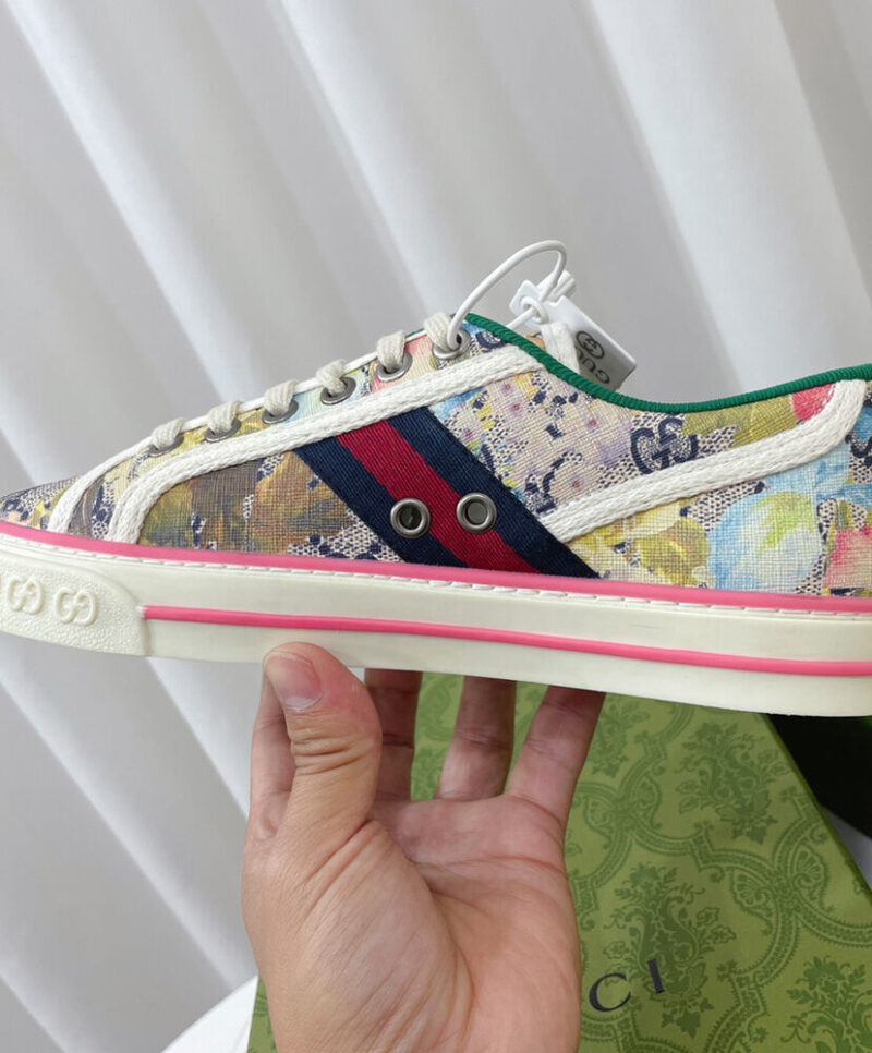 Gucci Unisex Tennis 1977 sneaker 731950 Coffee