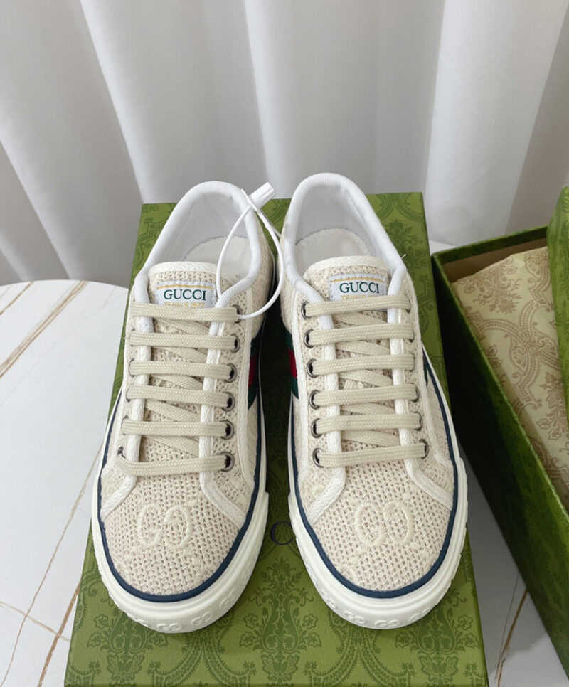 Gucci Unisex Tennis 1977 Sneaker 742022 Cream