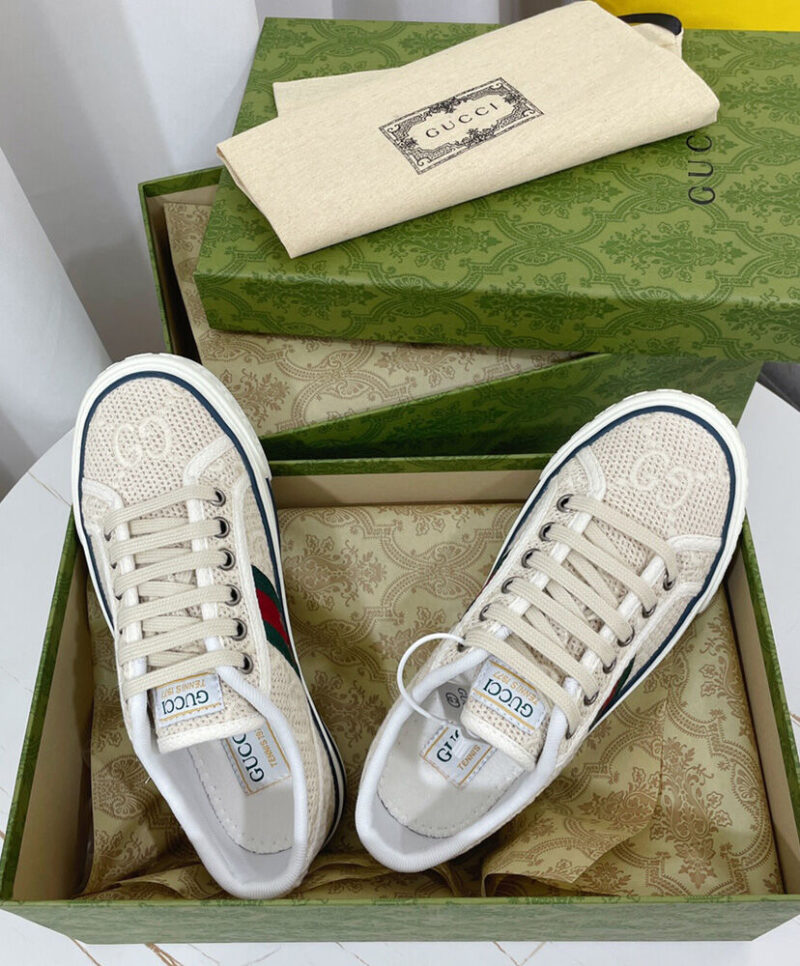 Gucci Unisex Tennis 1977 Sneaker 742022 Cream
