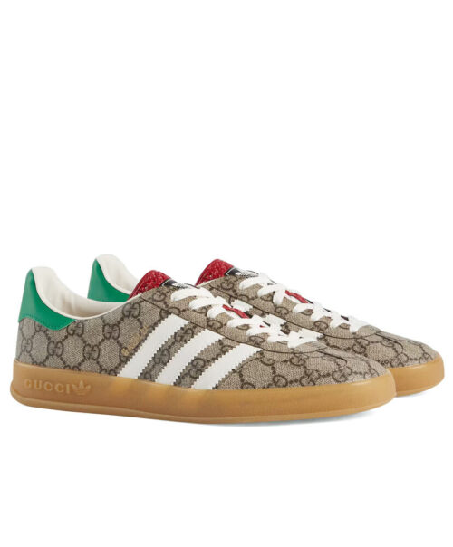 Gucci X Adidas Unisex Gazelle Sneaker Coffee