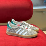 Gucci X Adidas Unisex Gazelle Sneaker Coffee