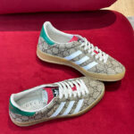 Gucci X Adidas Unisex Gazelle Sneaker Coffee