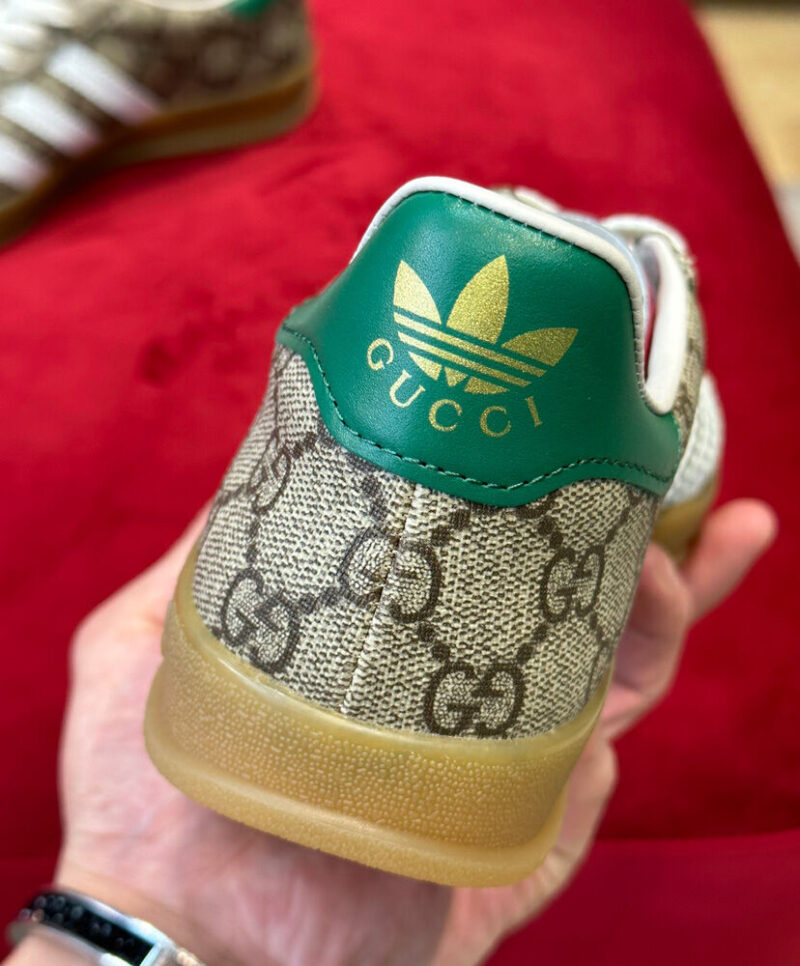 Gucci X Adidas Unisex Gazelle Sneaker Coffee