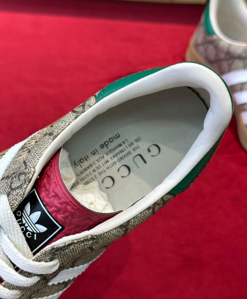Gucci X Adidas Unisex Gazelle Sneaker Coffee