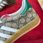 Gucci X Adidas Unisex Gazelle Sneaker Coffee