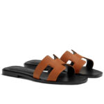 Hermes Women's Oran Sandal Coffee