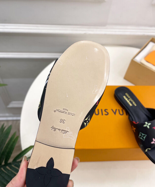 Louis Vuitton Women's LV x TM 6AM Flat Mule Black