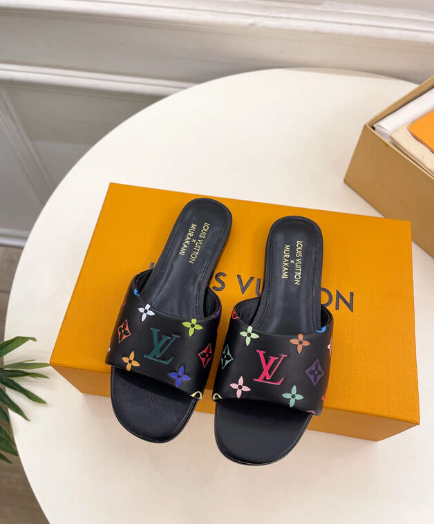 Louis Vuitton Women's LV x TM 6AM Flat Mule Black
