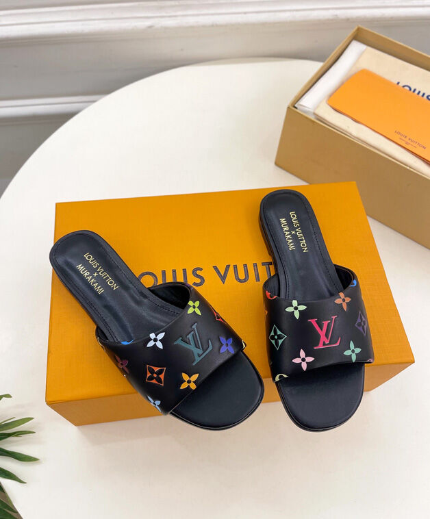 Louis Vuitton Women's LV x TM 6AM Flat Mule Black