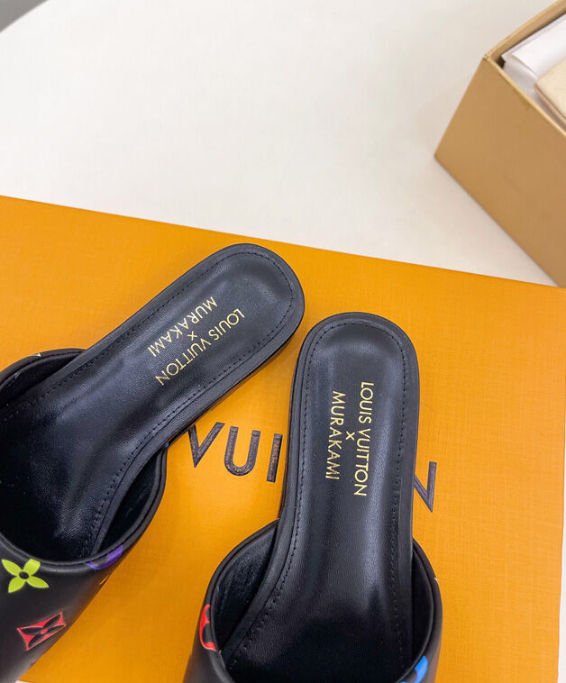 Louis Vuitton Women's LV x TM 6AM Flat Mule Black