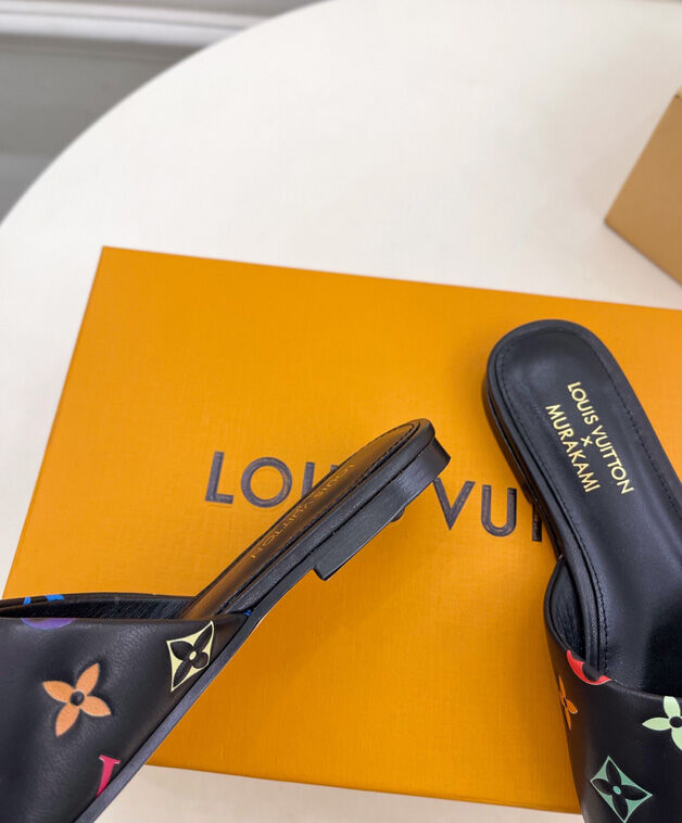 Louis Vuitton Women's LV x TM 6AM Flat Mule Black