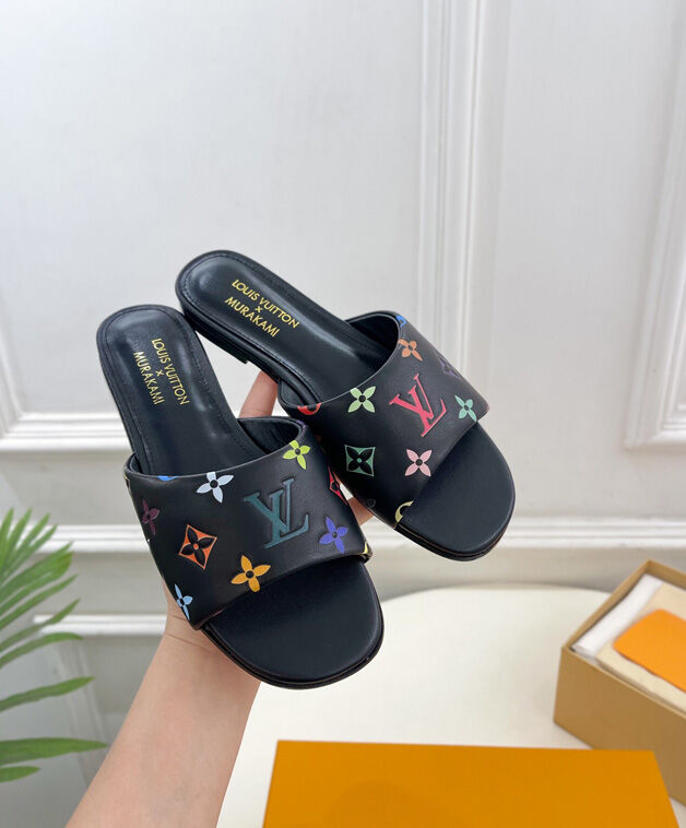 Louis Vuitton Women's LV x TM 6AM Flat Mule Black