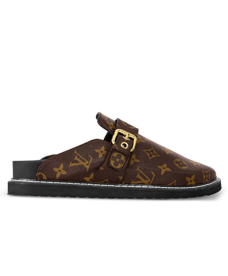 Louis Vuitton Unisex LV Cosy Flat Comfort Clogs 1AAW6S Brown