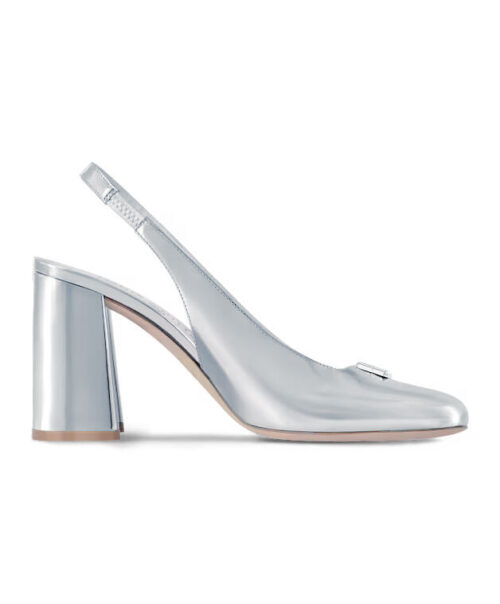 Louis Vuitton Women's Swing Slingback Pump Silver