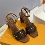 Louis Vuitton Women's Silhouette Sandals 1A9QCK Brown