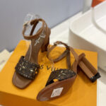 Louis Vuitton Women's Silhouette Sandals 1A9QCK Brown