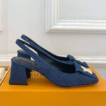 Louis Vuitton Women's Shake Slingback Pump 1ACGGE Dark Blue