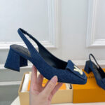 Louis Vuitton Women's Shake Slingback Pump 1ACGGE Dark Blue