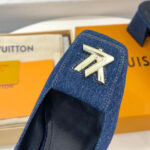 Louis Vuitton Women's Shake Slingback Pump 1ACGGE Dark Blue