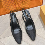 Louis Vuitton Women's Sparkle Slingback Pump 1ACGJZ Black