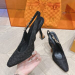 Louis Vuitton Women's Sparkle Slingback Pump 1ACGJZ Black