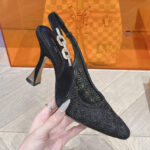 Louis Vuitton Women's Sparkle Slingback Pump 1ACGJZ Black