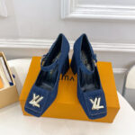 Louis Vuitton Women's Shake Mary Jane Pump 1ACGST Dark Blue