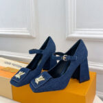 Louis Vuitton Women's Shake Mary Jane Pump 1ACGST Dark Blue
