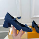 Louis Vuitton Women's Shake Mary Jane Pump 1ACLH4 Dark Blue