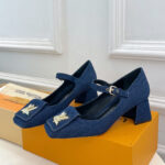 Louis Vuitton Women's Shake Mary Jane Pump 1ACLH4 Dark Blue