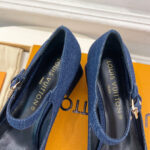 Louis Vuitton Women's Shake Mary Jane Pump 1ACLH4 Dark Blue