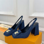 Louis Vuitton Women's Shake Slingback Pump 1ACLIW Dark Blue