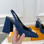 Louis Vuitton Women's Shake Slingback Pump 1ACLIW Dark Blue