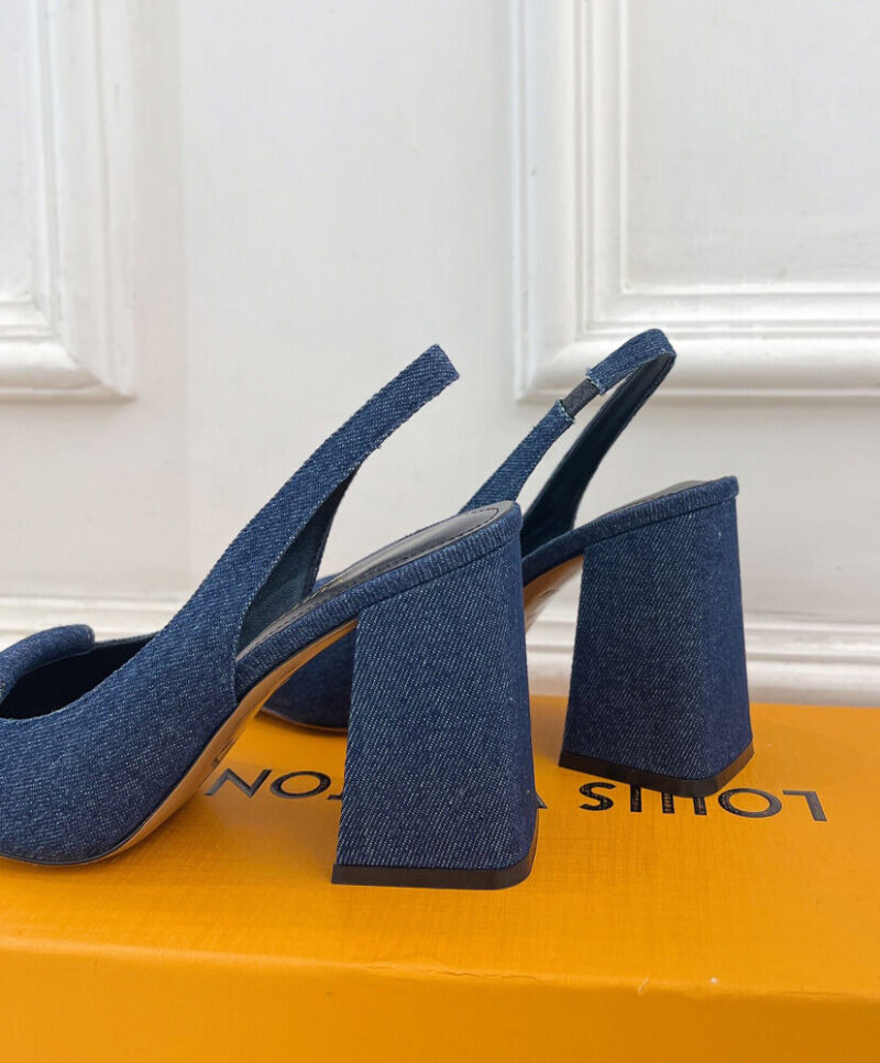 Louis Vuitton Women's Shake Slingback Pump 1ACLIW Dark Blue